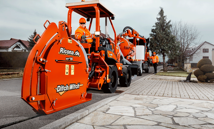 Microtrencher RT80 mit MT16